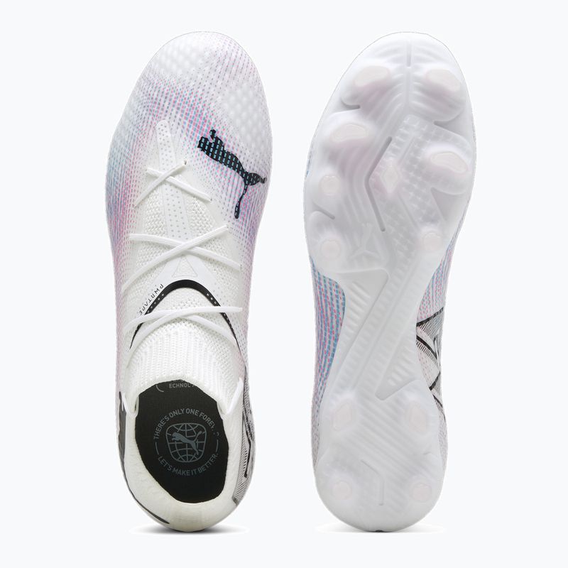 Buty piłkarskie dziecięce PUMA Future 7 Pro FG/AG Jr puma white/puma black/poison pink 11