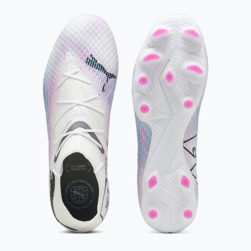 Buty piłkarskie PUMA Future 7 Pro+ FG/AG puma white/puma black/poison pink 11