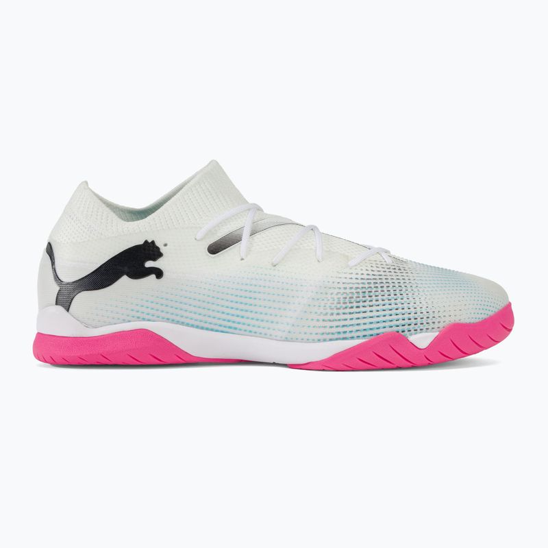 Buty piłkarskie PUMA Future 7 Match IT puma white/puma black/poison pink 2