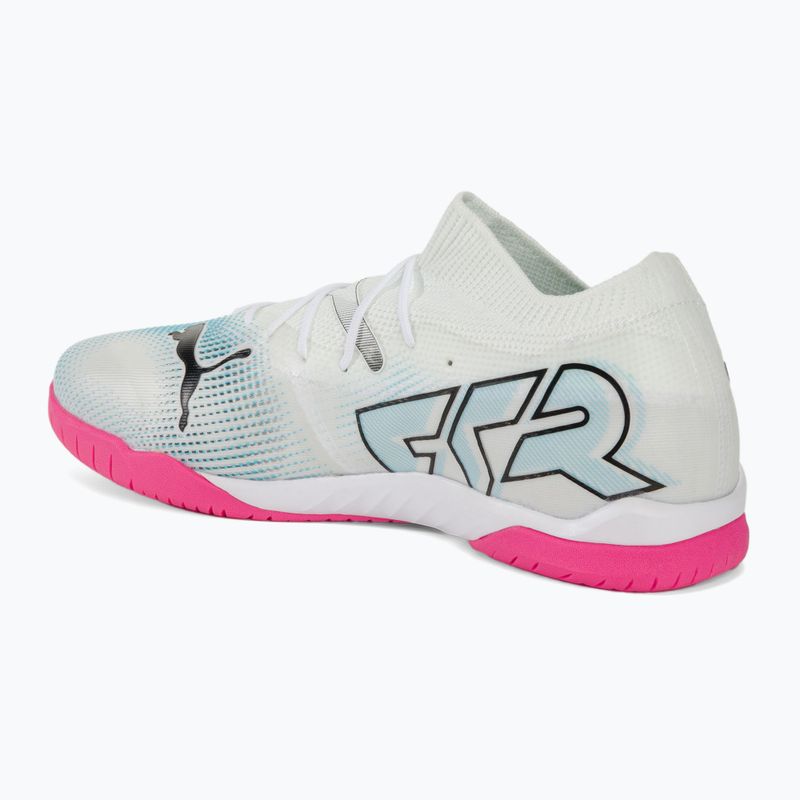 Buty piłkarskie PUMA Future 7 Match IT puma white/puma black/poison pink 3