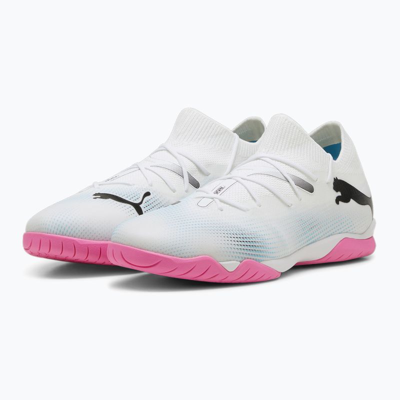 Buty piłkarskie PUMA Future 7 Match IT puma white/puma black/poison pink 10