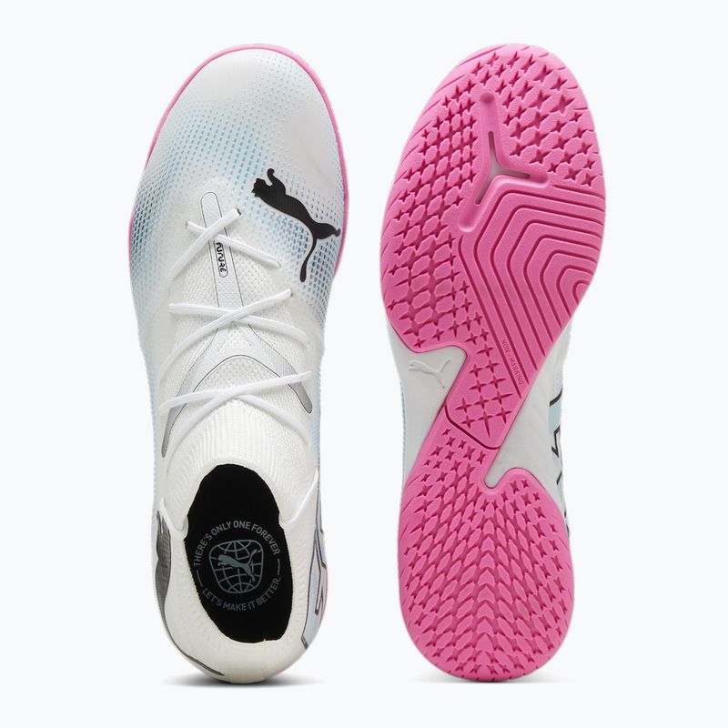 Buty piłkarskie PUMA Future 7 Match IT puma white/puma black/poison pink 11