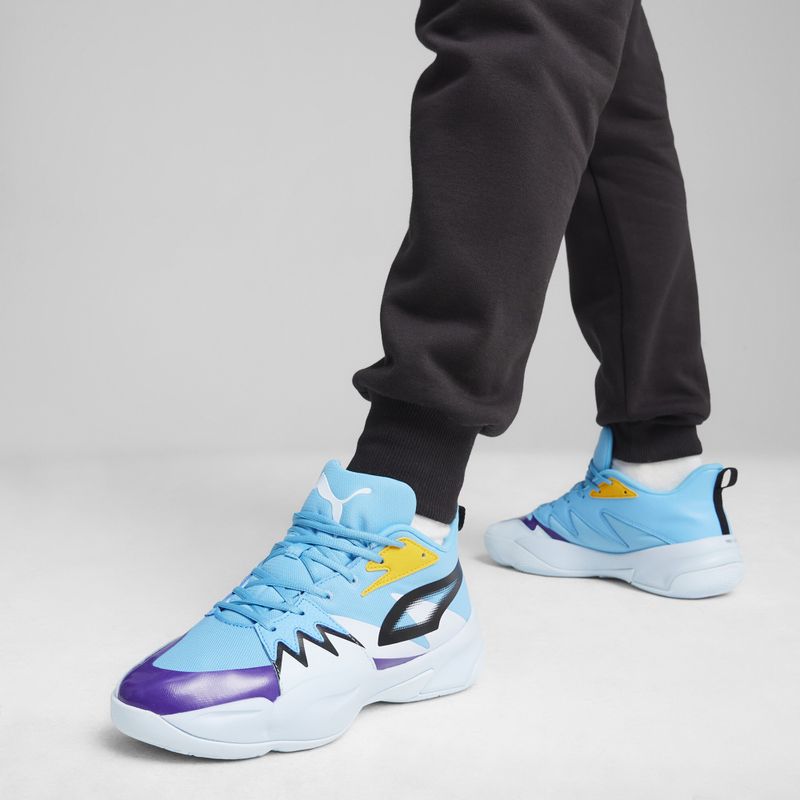 Buty do koszykówki męskie PUMA Genetics luminous blue/icy blue 4