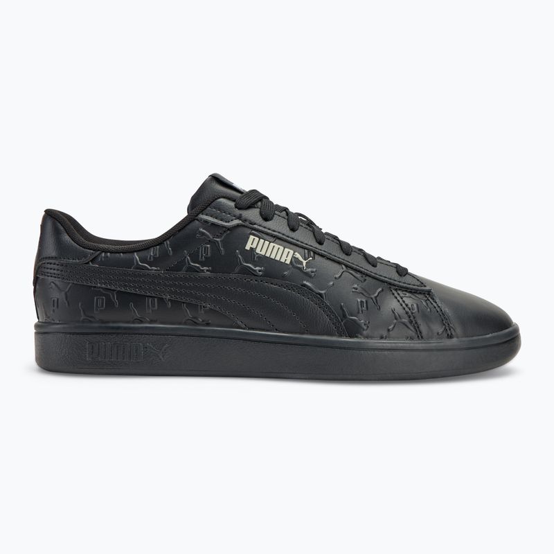 Buty PUMA Smash 3.0 Superlogo puma black/smokey gray/puma white 2