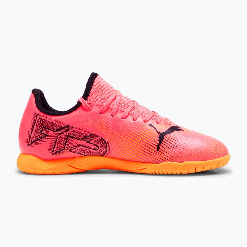 Buty piłkarskie dziecięce PUMA Future 7 Play IT sunset glow/puma black/sun stream 9