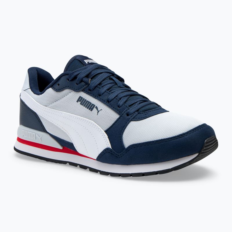 Buty PUMA ST Runner v3 Mesh silver mist/white/club navy/for all time red/black