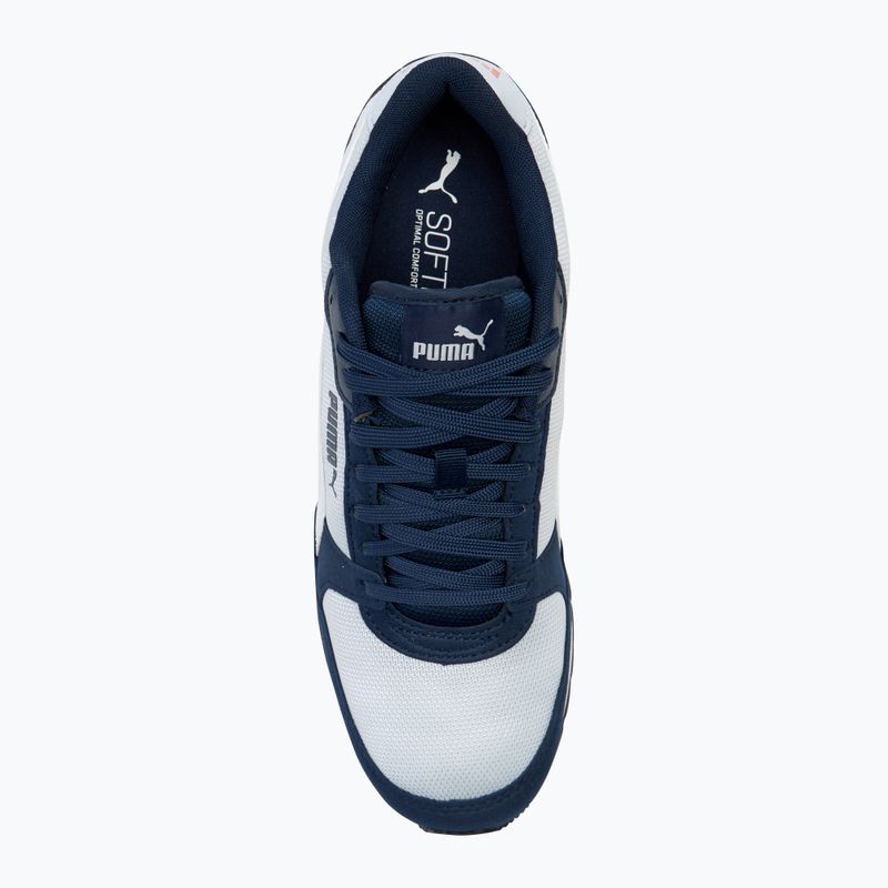 Buty PUMA ST Runner v3 Mesh silver mist/white/club navy/for all time red/black 5