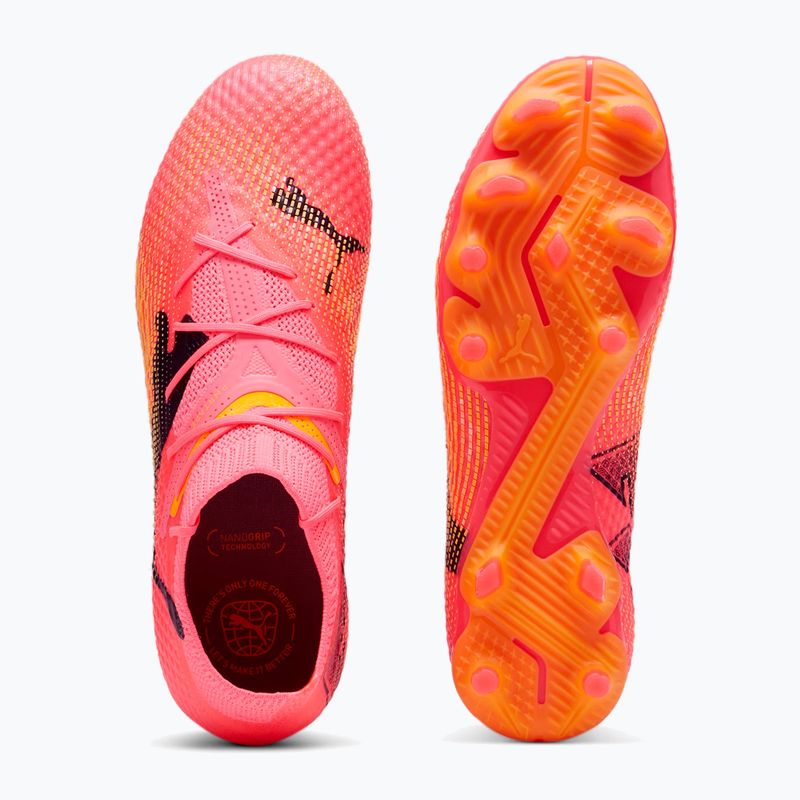 Buty piłkarskie PUMA Future 7 PRO+ FG/AG sunset glow/puma black/sun stream 11