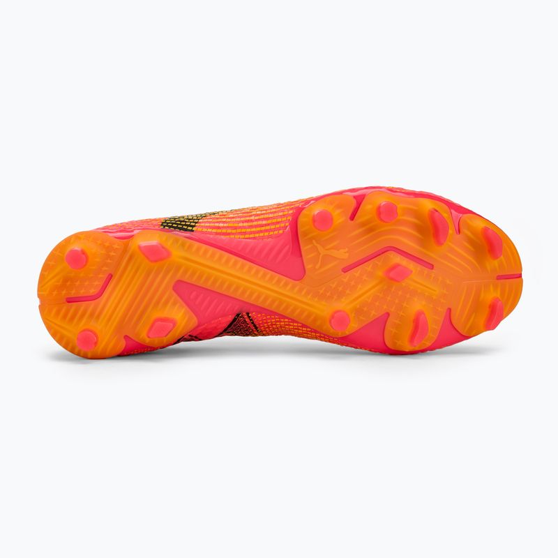 Buty piłkarskie PUMA Future 7 PRO+ FG/AG sunset glow/puma black/sun stream 4