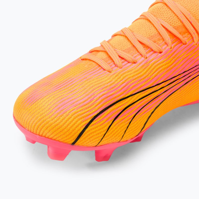 Buty piłkarskie dziecięce PUMA Ultra Pro FG/AG Jr sunset glow/puma black/sun stream 7