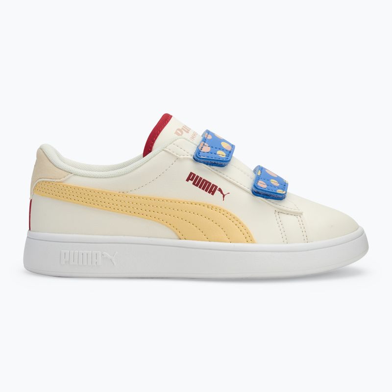 Buty dziecięce PUMA Smash 3.0 Summer Camp V PS warm white/chamomile/puma white 2