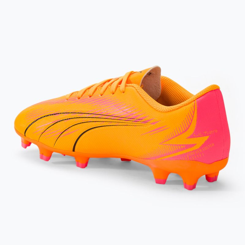 Buty piłkarskie dziecięce PUMA Ultra Play FG/AG Jr sunset glow/puma black/sun stream 3