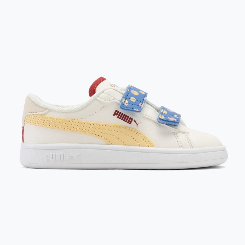 Buty dziecięce PUMA Smash 3.0 Summer Camp V Inf warm white/chamomile/puma white 2