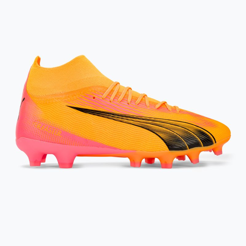 Buty piłkarskie PUMA Ultra Pro FG/AG sunset glow/puma black/sun stream 2