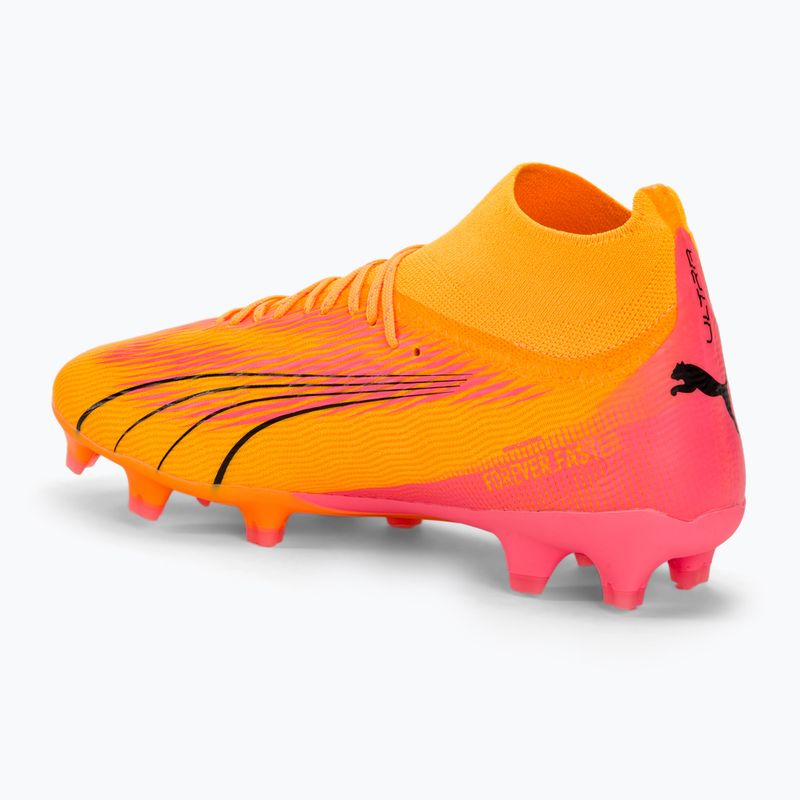 Buty piłkarskie PUMA Ultra Pro FG/AG sunset glow/puma black/sun stream 3