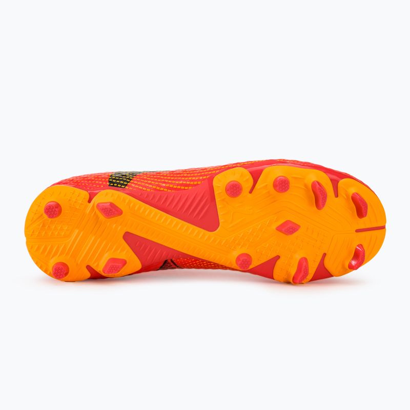 Buty piłkarskie dziecięce PUMA Future 7 Pro FG/AG Jr sunset glow/puma black/sun stream 4