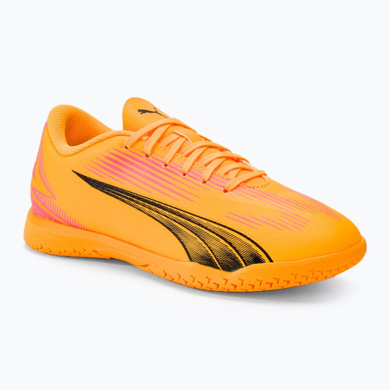 Buty piłkarskie dziecięce PUMA Ultra Play TT Jr sunset glow/puma black/sun stream