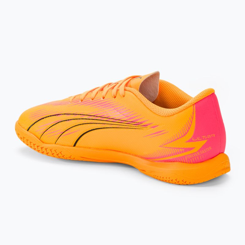 Buty piłkarskie dziecięce PUMA Ultra Play TT Jr sunset glow/puma black/sun stream 3