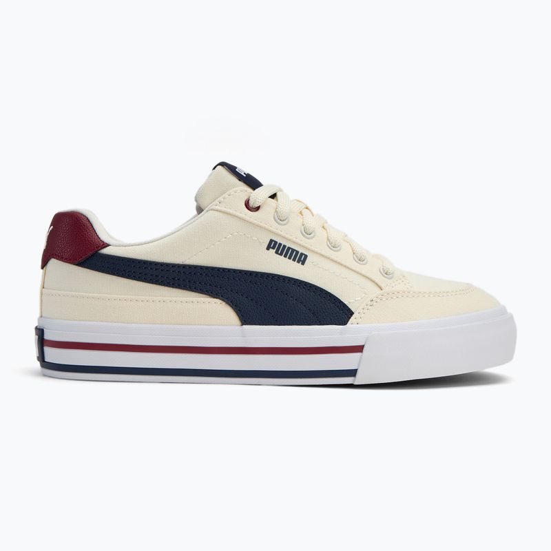 Buty PUMA Court Classic Vulc FS warm white/puma navy/sugared almond 2