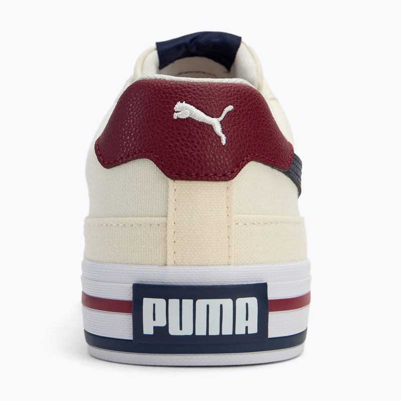 Buty PUMA Court Classic Vulc FS warm white/puma navy/sugared almond 6