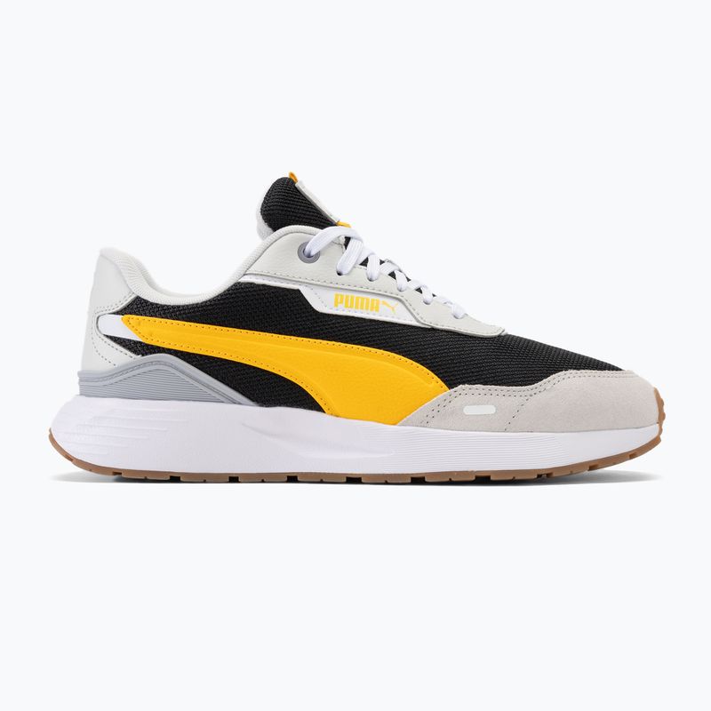 Buty PUMA Runtamed Plus black/yellow sizzle/feather gray/gray fog/white 2