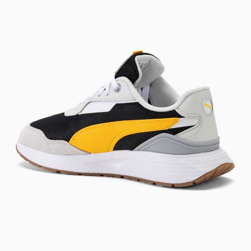 Buty PUMA Runtamed Plus black/yellow sizzle/feather gray/gray fog/white 3