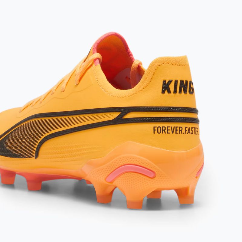 Buty piłkarskie PUMA King Ultimate Fg/Ag sun stream/puma black/sunset glow 13