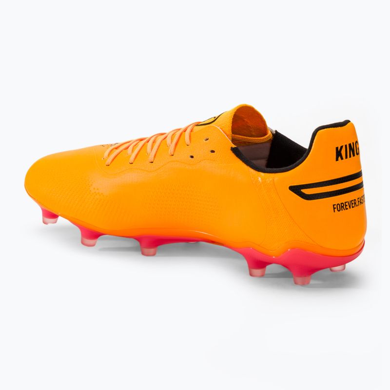 Buty piłkarskie PUMA King Pro Fg/Ag sun stream/puma black/sunset glow 3