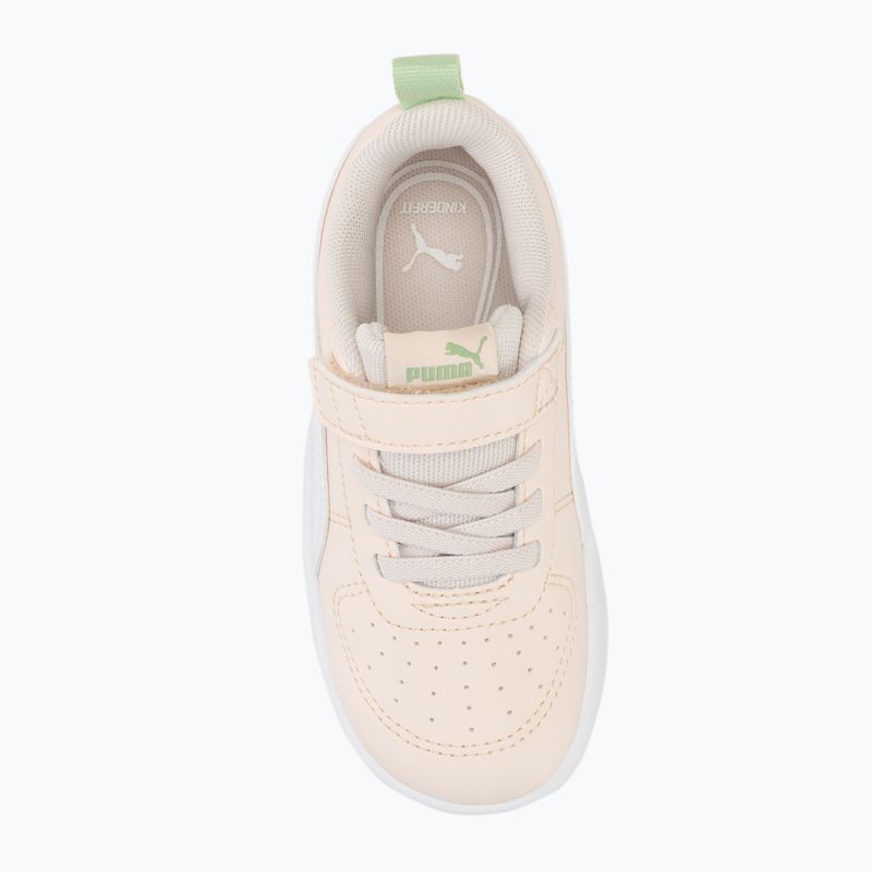 Buty dziecięce PUMA Rickie AC+ Inf rosebay/puma white/pure green 5