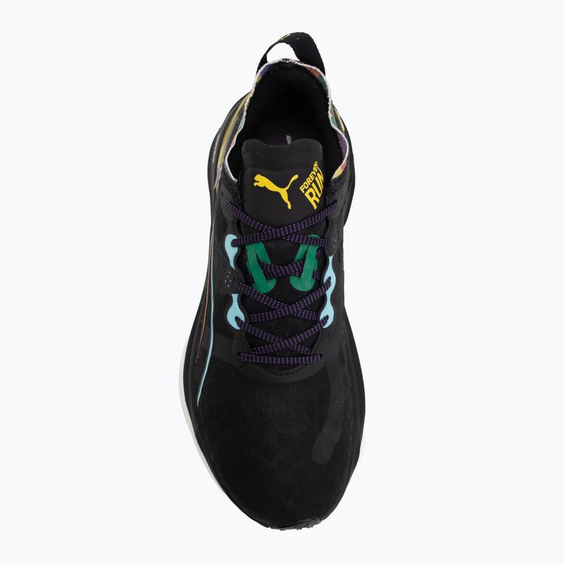 Buty do biegania damskie Puma ForeverRun Nitro Love Marathon black/green/blue/orange/yellow/white 5
