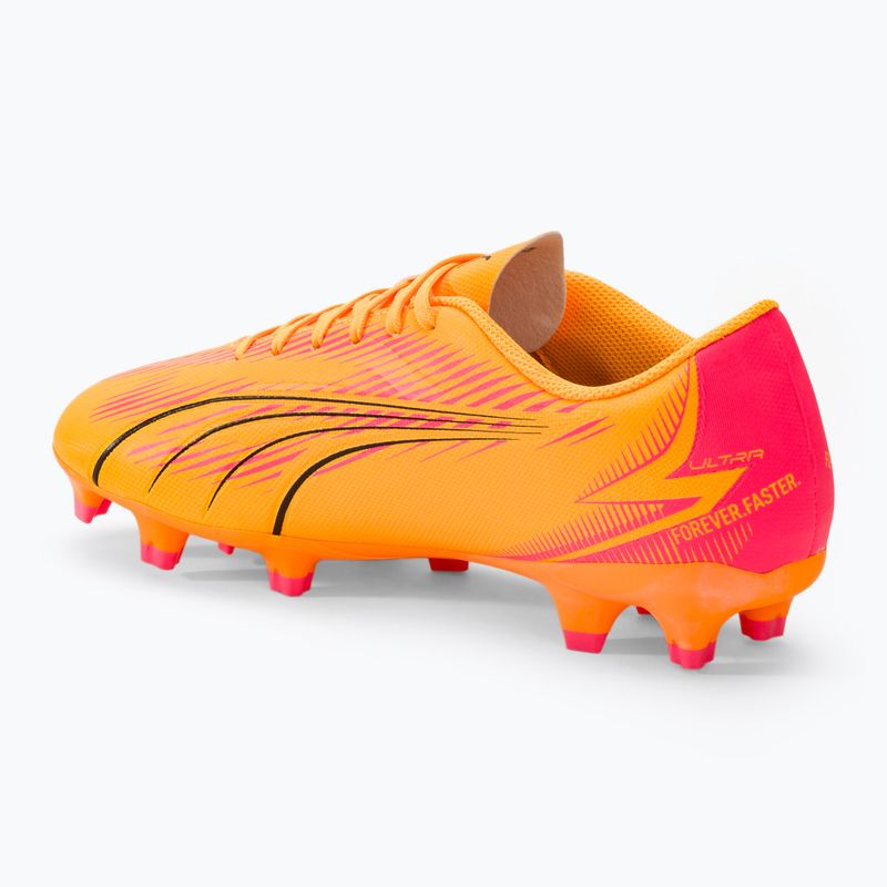 Buty piłkarskie PUMA Ultra Play FG/AG sunset glow/puma black/sun stream 3