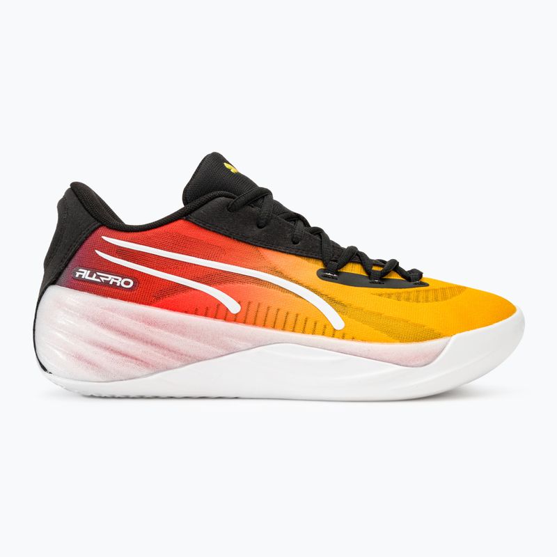 Buty do koszykówki męskie PUMA All-Pro Nitro Showtime yellow sizzle/purple glimmer 2