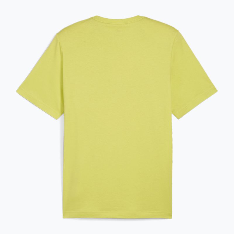 Koszulka męska PUMA Es Logo Tee (S) lime sheen 2