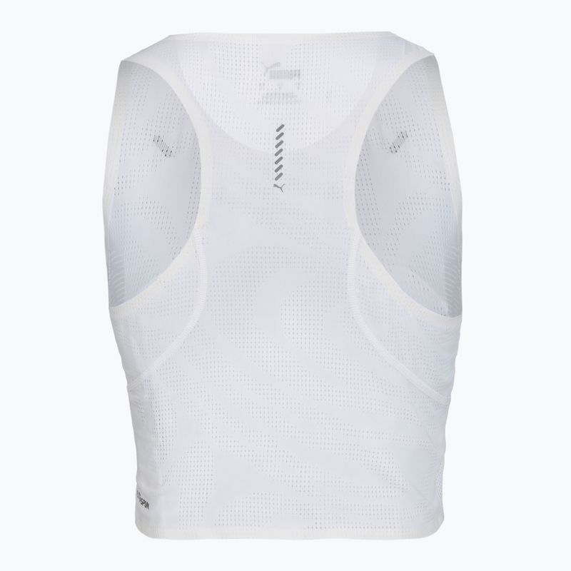 Top treningowy PUMA Run Ultraspun Crop white 2