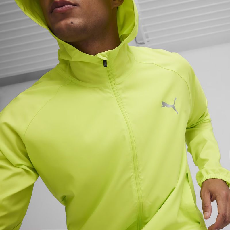 Kurtka męska PUMA Run Favoriteoven Hooded green 8
