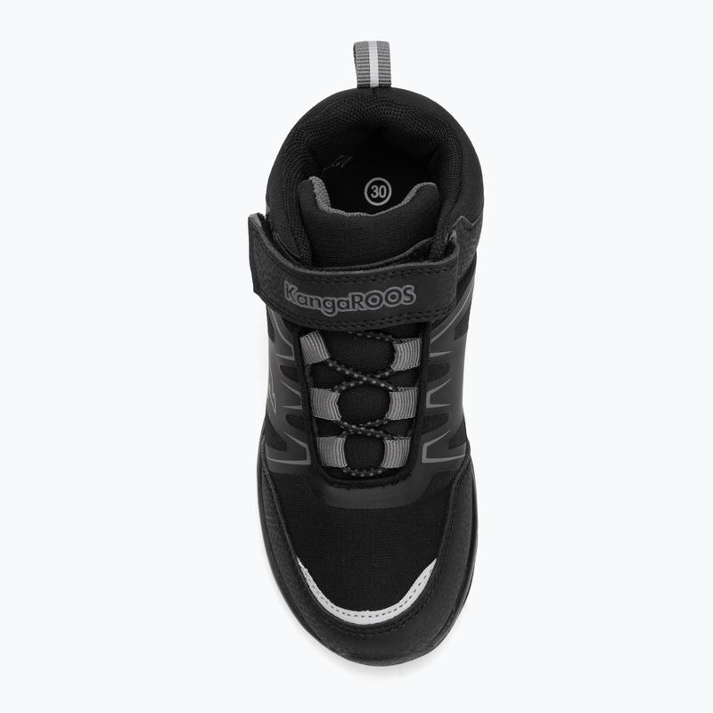 Buty dziecięce KangaROOS KD-Turn Mid EV jet black/steel grey 5