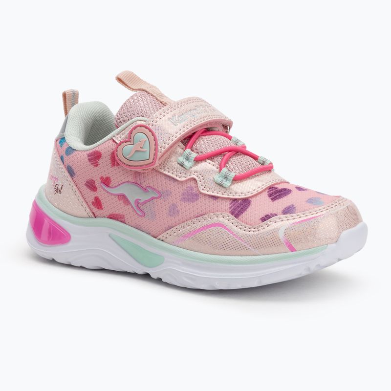 Buty dziecięce KangaROOS K-SLG Lovin EV rosewater/mint