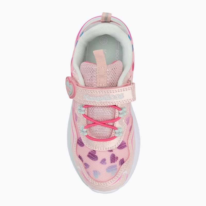 Buty dziecięce KangaROOS K-SLG Lovin EV rosewater/mint 5