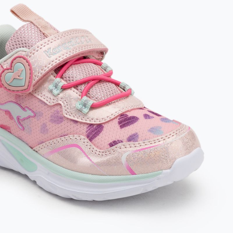 Buty dziecięce KangaROOS K-SLG Lovin EV rosewater/mint 7