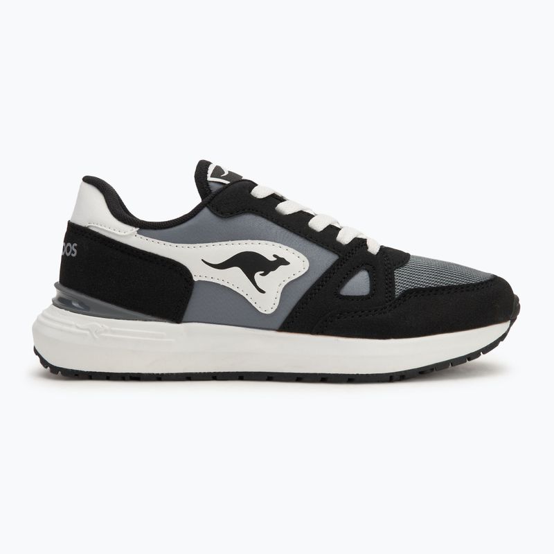 Buty dziecięce KangaROOS K-Sneak Jay jet black/steel grey 2