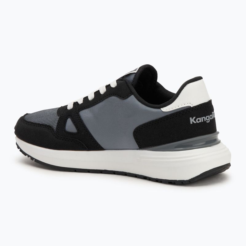 Buty dziecięce KangaROOS K-Sneak Jay jet black/steel grey 3