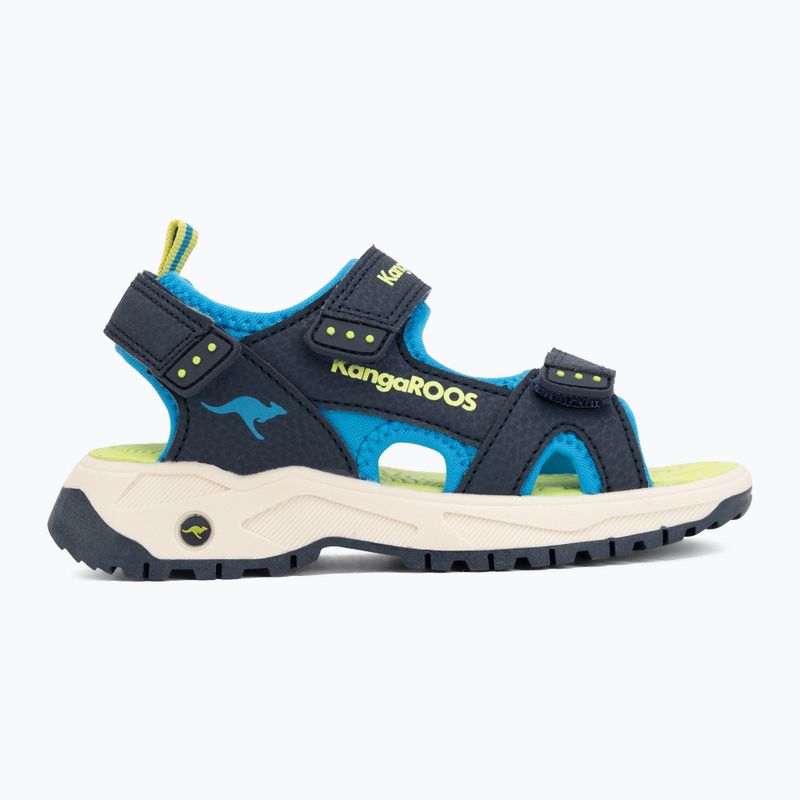 Sandały dziecięce Kangaroos K-AS Ture dk navy/lime 2