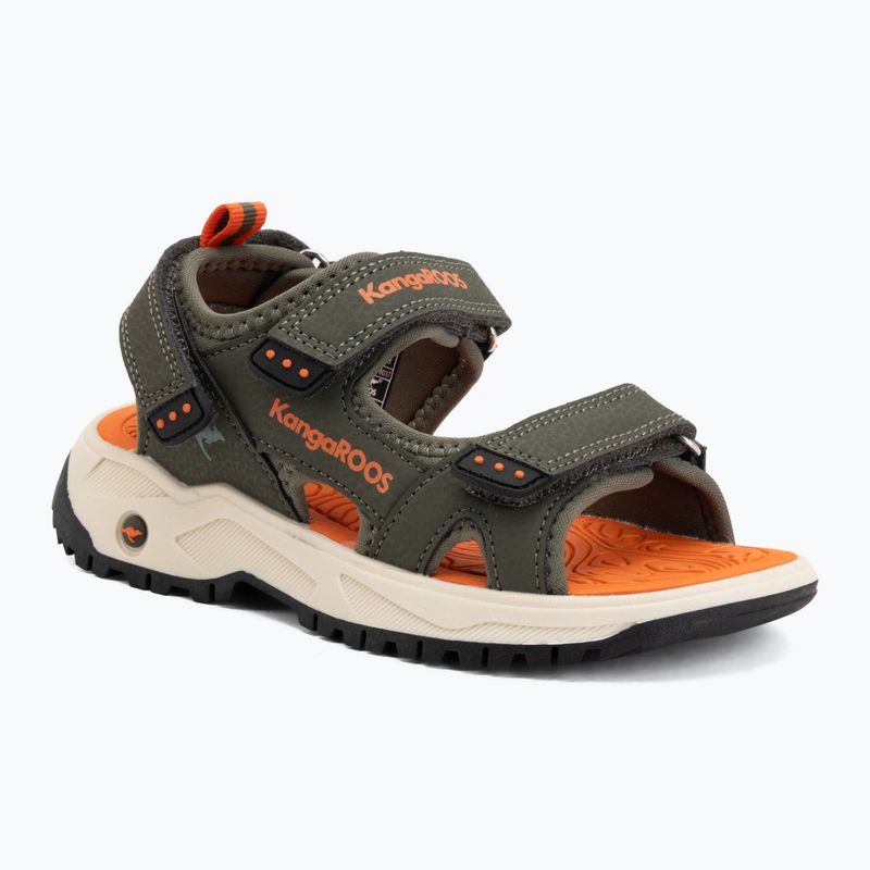 Sandały dziecięce Kangaroos K-AS Ture olive/flame