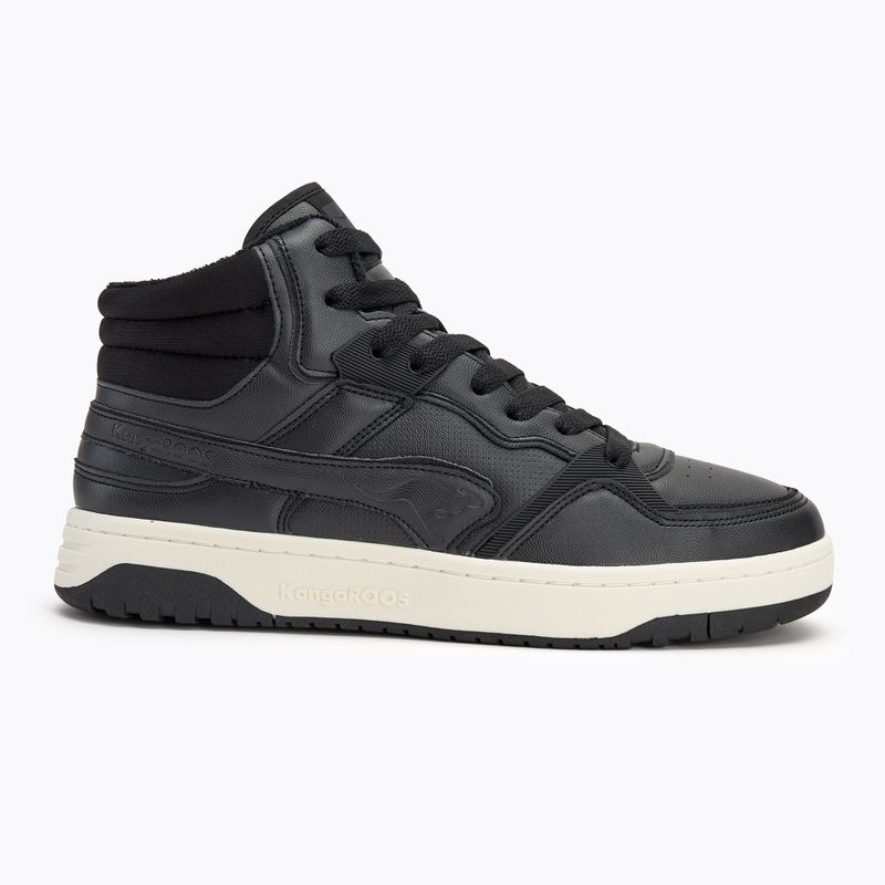 Buty męskie KangaROOS K-Draft Tony Mid jet black/cool beige 2