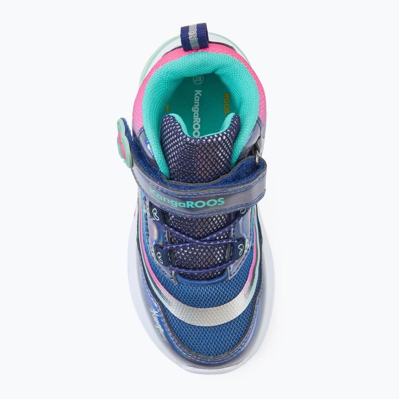 Buty dziecięce KangaROOS K-SLG Willow Mid EV navy/ocean 5