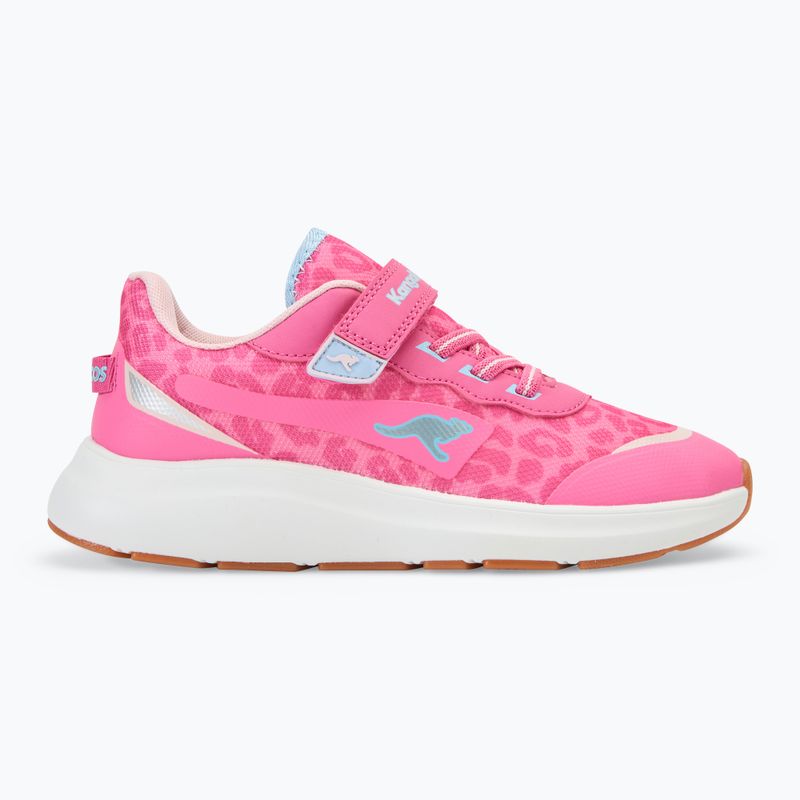 Buty dziecięce KangaROOS KB-Fancy EV daisy pink / blue sky 2