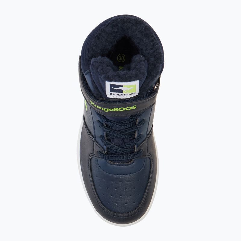 Buty dziecięce KangaROOS K-CP Bound Mid EV dark navy/lime 5