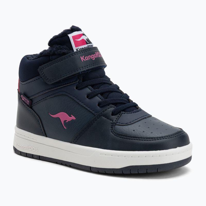 Buty dziecięce KangaROOS K-CP Bound Mid EV dark navy/daisy pink
