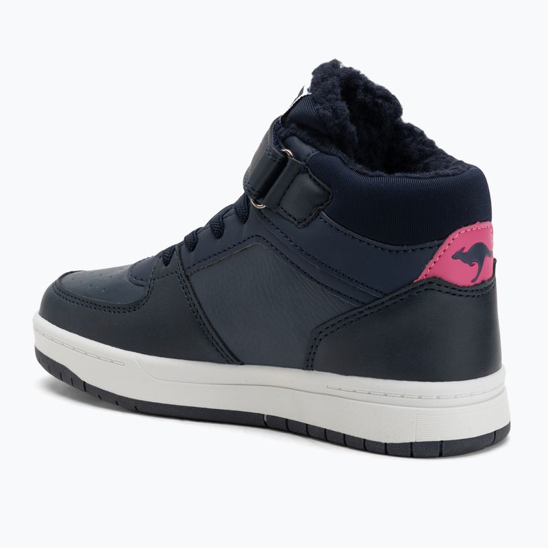 Buty dziecięce KangaROOS K-CP Bound Mid EV dark navy/daisy pink 3
