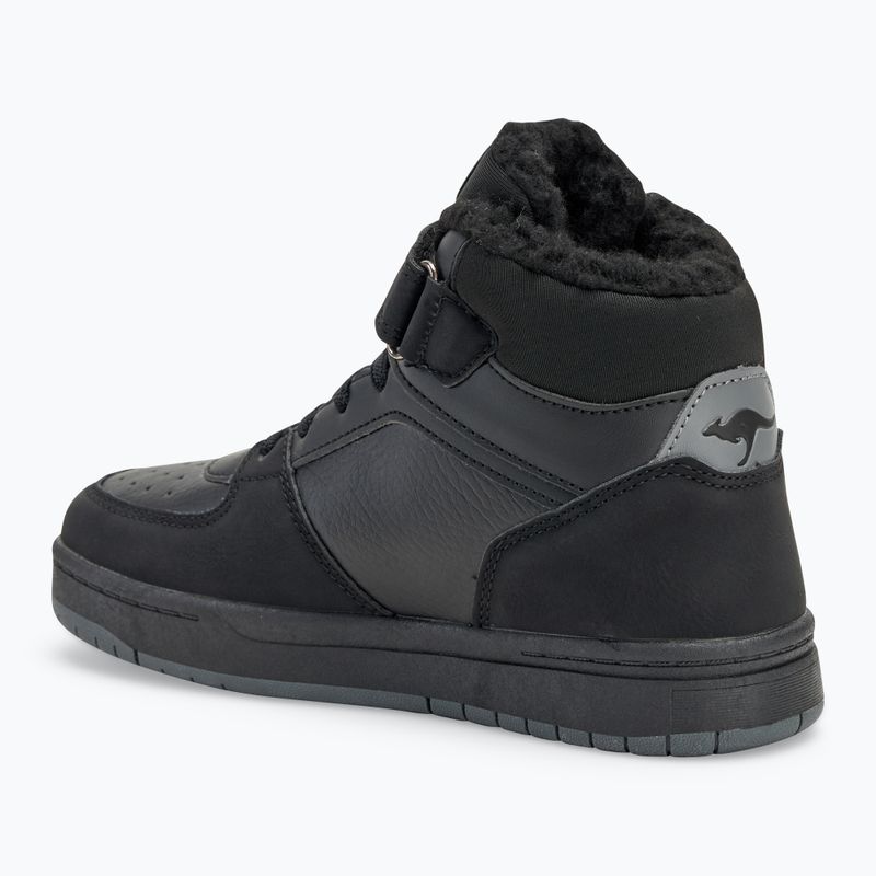 Buty dziecięce KangaROOS K-CP Bound Mid EV jet black / steel grey 3